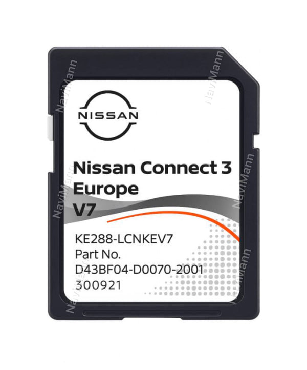 Nissan Connect 3 Navigationskarten-SD-Karte KE288-LCNKEV7