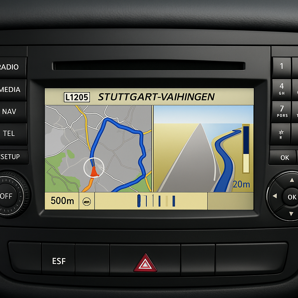 MERCEDES NTG2.5 Navigationssystem Karten-Update-Disc Navigations-DVD 2 ...