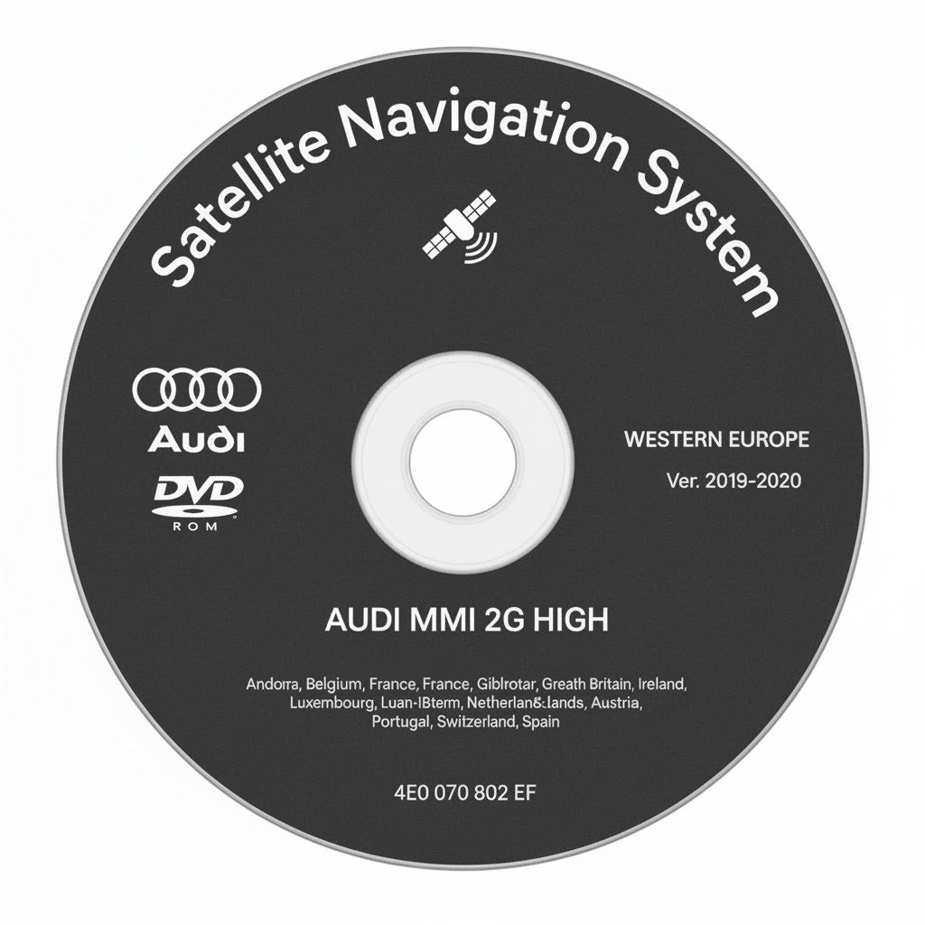 AUDI MMI 2G HIGH 2020 SAT NAV MAP UPDATE DISC – Navimann