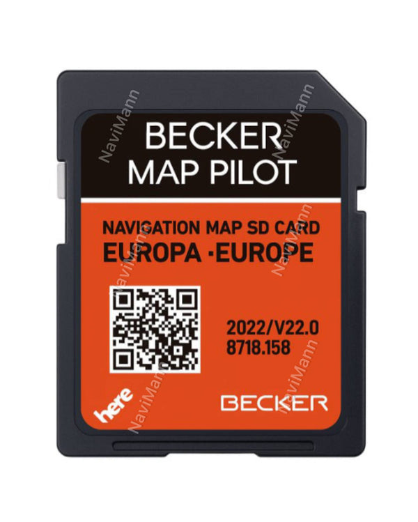Mercedes Becker Map Pilot Navigation SD-Karte 2023
