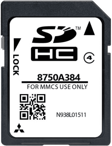 Mitsubishi MMCS Navigationskarten-SD-Karte 8750A384