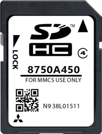 Mitsubishi MMCS Navigationskarten-SD-Karte 8750A450