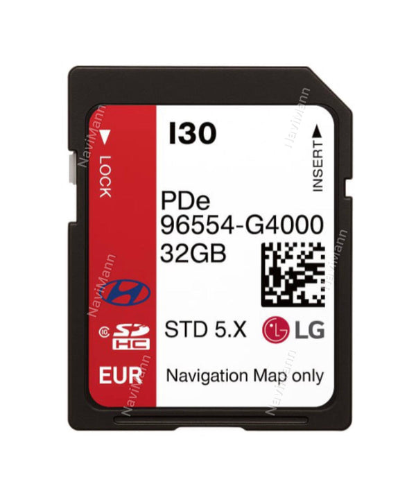 HYUNDAI GEN5 LG SAT NAV KAART SD-KAART EUROPA 2025