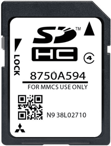 Mitsubishi MMCS Navigationskarten-SD-Karte 8750A594