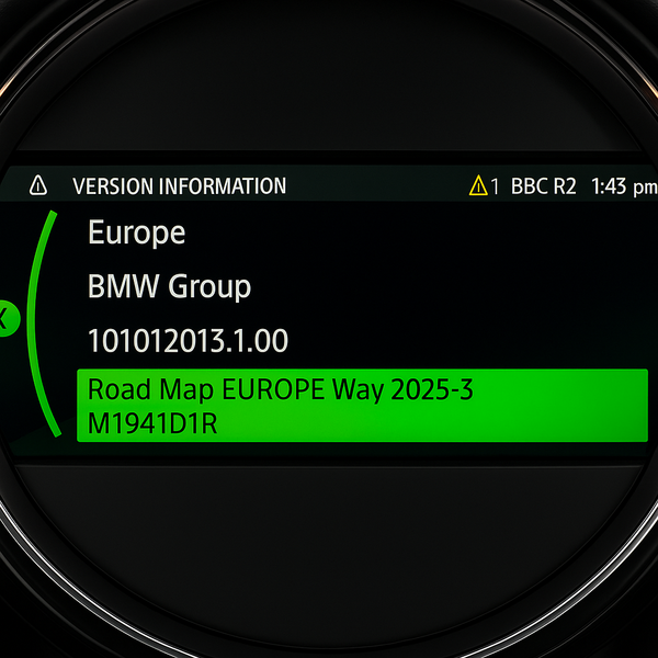 MINI COOPER Straßenkarte Europa, Navigationssystem, Kartenupdate-USB Europa 2025-2 