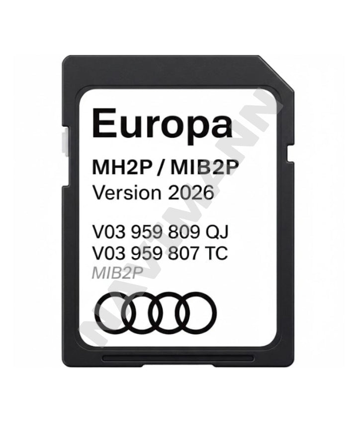 AUDI MMI 4G MH2P SAT NAV MAP SD CARD EUROPE 2026 – Navimann