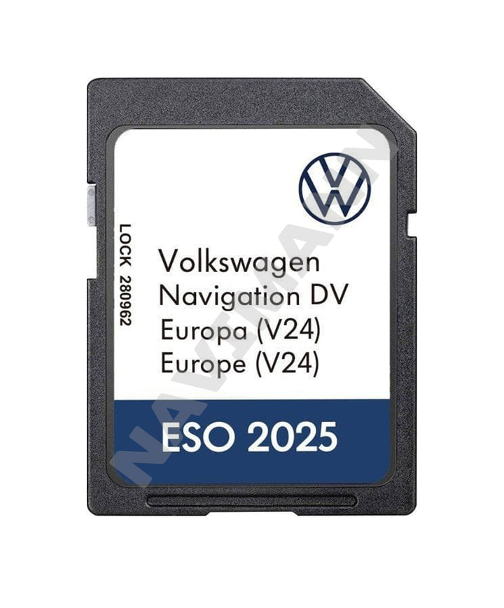 VW DISCOVER PRO NAVIGATION DV SAT NAV MAP SD CARD EUROPE 2026 – Navimann