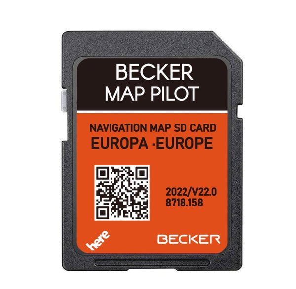 Mercedes Becker Map Pilot Navigation SD-Karte 2023