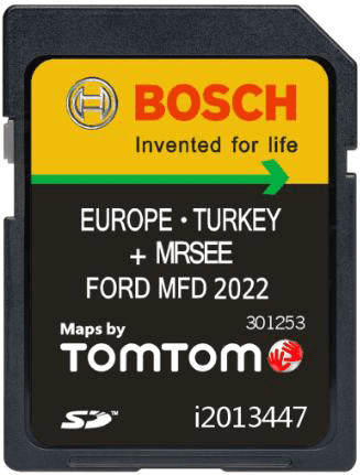 Ford MFD Navigationskarten-Update SD-Karte 2022