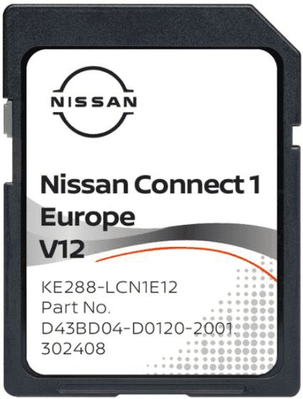 Nissan Connect 1 Navigation SD-Karte 2023