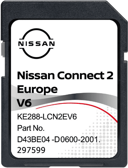 Nissan Connect 2 Navigation SD-Karte Europa 2023