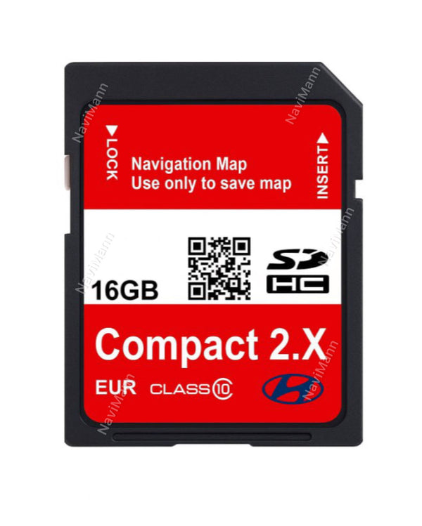 HYUNDAI GEN2.0 SAT NAV KAART 2025 SD-KAART EUROPA