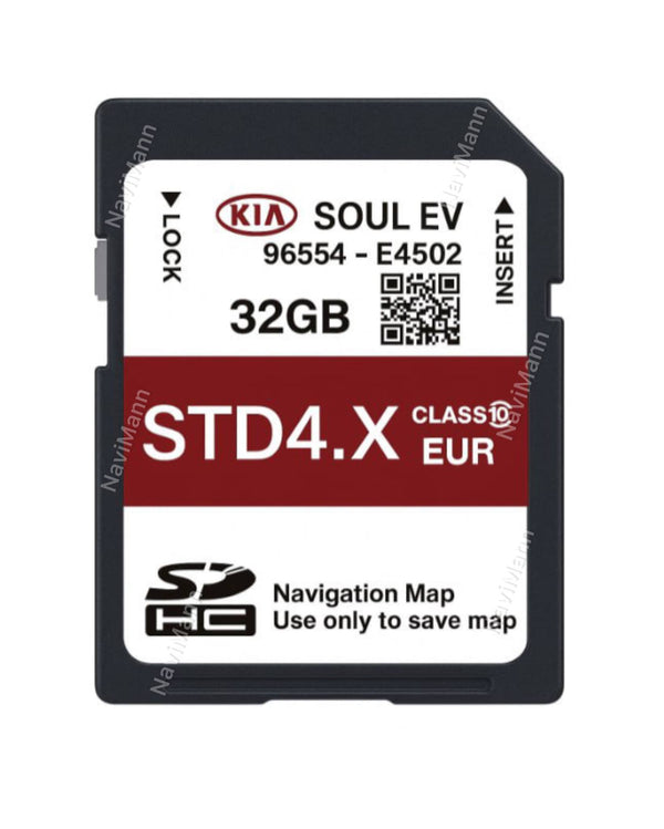 KIA GEN4 SAT NAV MAP 2025 UPDATE EUROPA NAVIGATION SD-KARTE