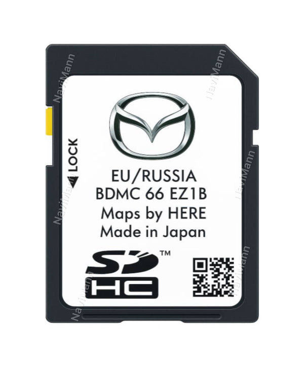 Mazda MZD Connect Navigationskarten-SD-Karte Europa 2023