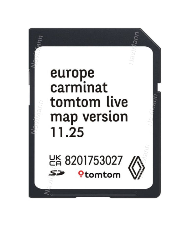 Renault Carminat Live-Navigationskarte SD-Karte Europa 2025