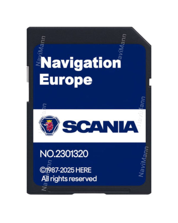 Scania Navigationskarten-Update SD-Karte Europa