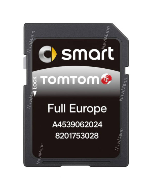 Smart Navigation Map SD-Karte Europa 2025