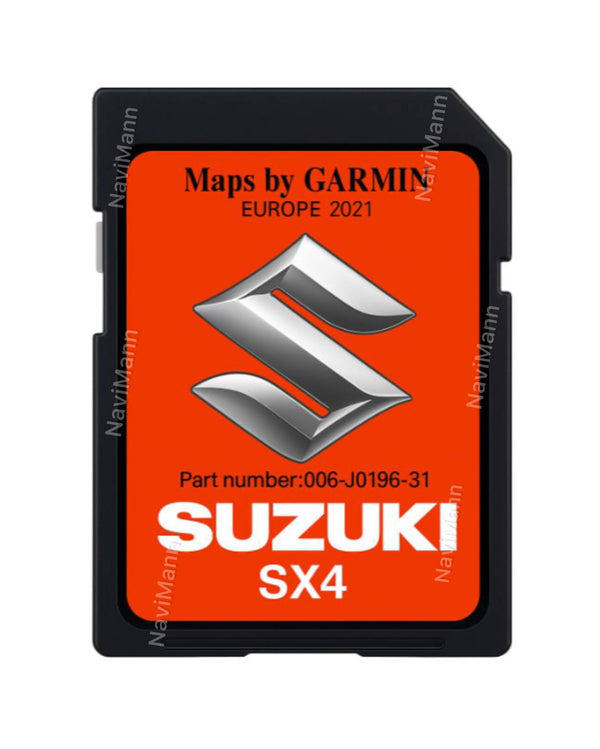 Suzuki Garmin Navigationskarte SD-Karte Europa