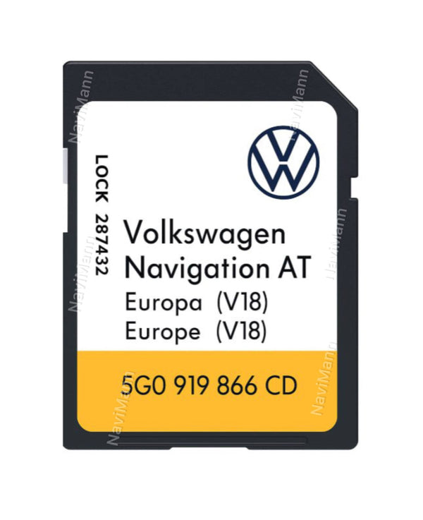 VW DISCOVER MEDIA AT 2023/2024 SAT NAV MAP UPDATE SD-KARTE V18