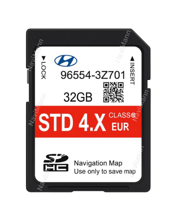 HYUNDAI GEN 4 SAT NAV KAART UPDATE NAVIGATIE SD-KAART EUROPA 2025