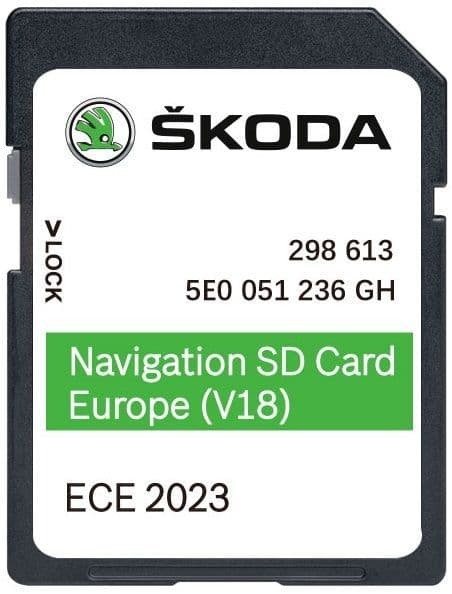 Skoda MIB1 Navigationskarte SD-Karte Europa