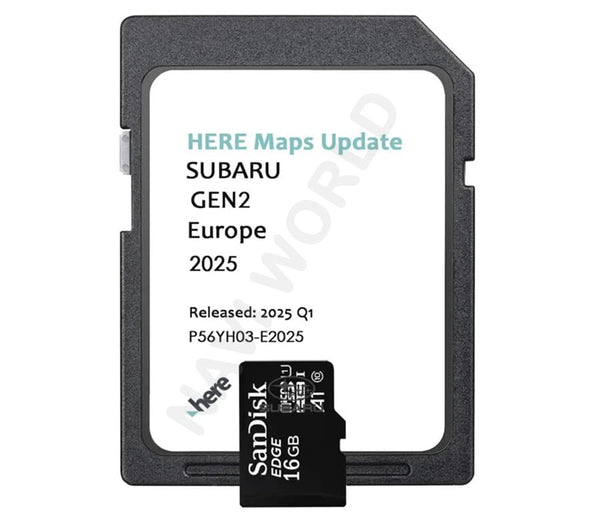 Subaru Gen2 Navigation Micro SD-Karte Europa