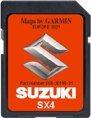 Suzuki Garmin Navigationskarte SD-Karte Europa
