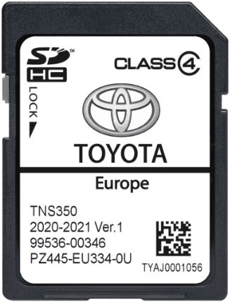 Toyota TNS510 Navigationskarte SD-Karte Europa