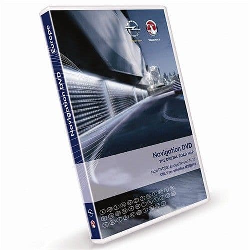 VAUXHALL OPEL MY2009/10 DVD800 SAT NAV KAART UPDATE DVD NAVIGATIESCHIJF 2019-2020
