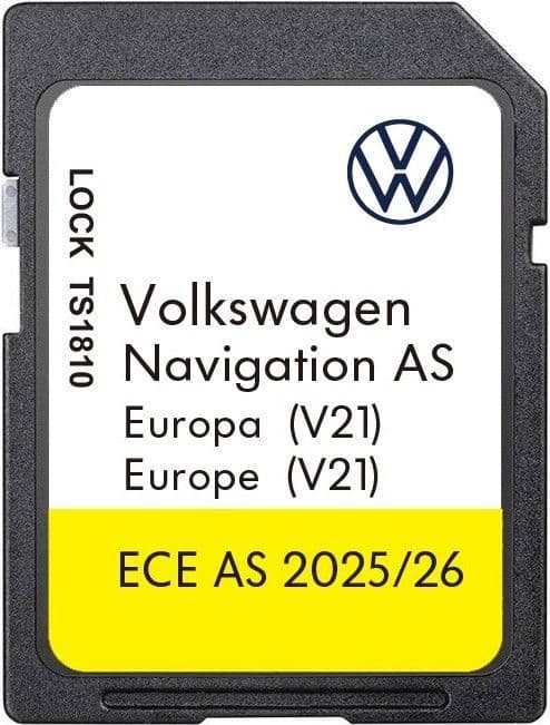 Volkswagen MIB2 AS Navigationskarte SD-Karte Europa